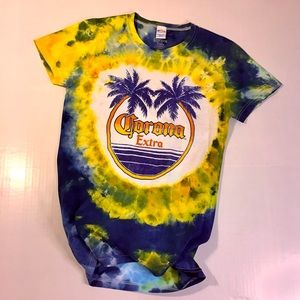 Corona Tie Dye Men’s T-Shirt Size Large